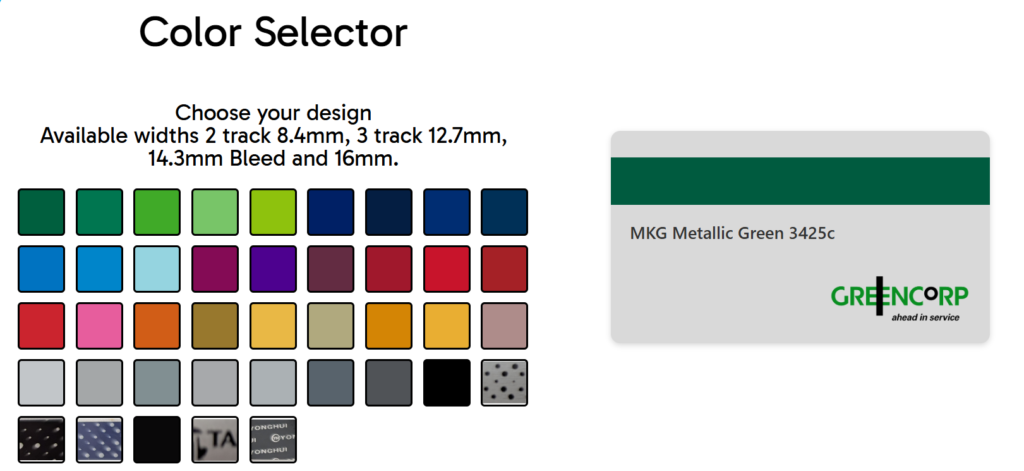 card selector